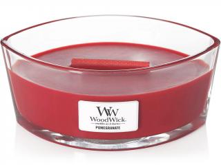 WoodWick – HearthWick vonná svíčka Pomegranate (Granátové jablko), 453 g