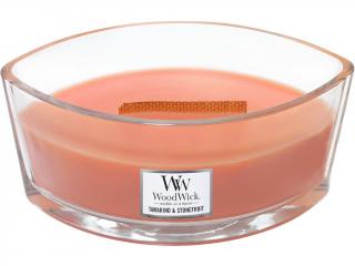 WoodWick – HearthWick vonná svíčka Tamarind & Stonefruit (Tamarind a peckovice), 453 g