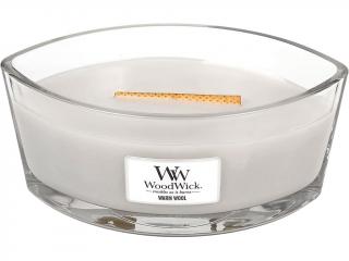 WoodWick – HearthWick vonná svíčka Warm Wool (Hřejivá vlna), 453 g