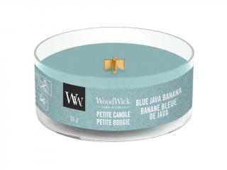 WoodWick – Petite Candle vonná svíčka Blue Java Banana (Havajský banán), 31 g