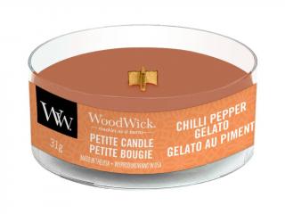 WoodWick – Petite Candle vonná svíčka Chilli Pepper Gelato (Chilli zmrzlina), 31 g