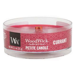 WoodWick – Petite Candle vonná svíčka Currant (Rybíz), 31 g