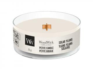 WoodWick – Petite Candle vonná svíčka Solar Ylang (Sluneční Ylang), 31 g