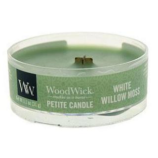 WoodWick – Petite Candle vonná svíčka Vrba a mech, 31 g