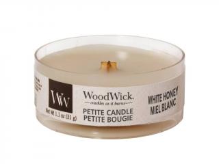 WoodWick – Petite Candle vonná svíčka White Honey (Bílý med), 31 g
