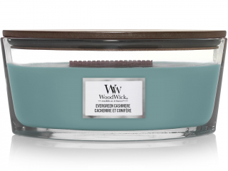 WoodWick – svíčka Evergreen Cashmere (Jehličí a kašmír), 453 g