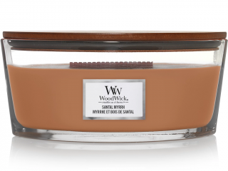 WoodWick – svíčka Santal Myrrh (Santal a myrha), 453 g