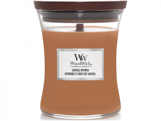 WoodWick – svíčka Santal Myrrh (Santal a myrha) Velikost: střední 275 g