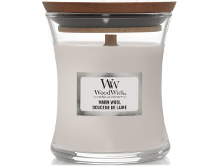 WoodWick – svíčka Warm Wool (Hřejivá vlna) Velikost: malá 85 g