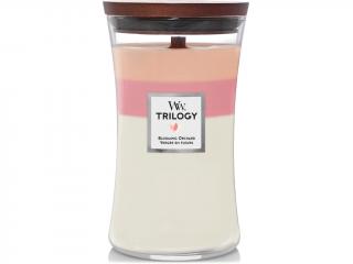WoodWick – Trilogy svíčka Blooming Orchard (Kvetoucí sad) Velikost: velká 609 g