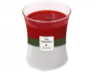 WoodWick – Trilogy vonná svíčka Winter Garland (Zimní girlanda), 275 g