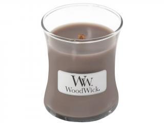 WoodWick – vonná svíčka Black Amber & Citrus (Černá ambra a citrusy), 85 g