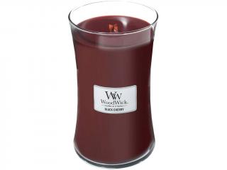 WoodWick – vonná svíčka Black Cherry (Černá třešeň), 609 g