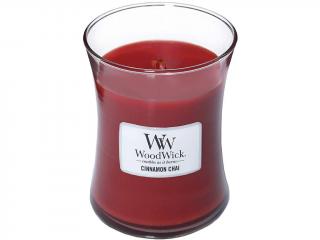 WoodWick – vonná svíčka Cinnamon Chai (Skořice a vanilka), 275 g