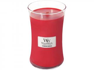 WoodWick – vonná svíčka Crimson Berries (Červená jeřabina), 609 g
