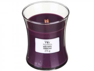 WoodWick – vonná svíčka Dark Poppy (Vlčí mák), 275 g