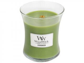 WoodWick – vonná svíčka Evergreen (Jehličí), 275 g