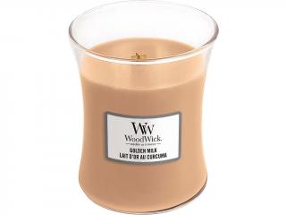 WoodWick – vonná svíčka Golden Milk (Zlaté mléko), 275 g