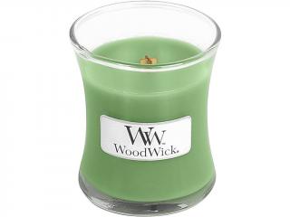WoodWick – vonná svíčka Hemp & Ivy (Konopí a břečťan), 85 g
