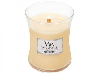 WoodWick – vonná svíčka Honeysuckle (Zimolez a jasmín), 275 g