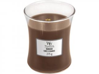 WoodWick – vonná svíčka Humidor (Pouzdro na doutníky), 275 g