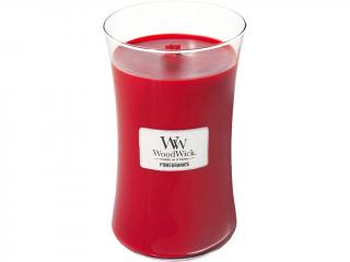 WoodWick – vonná svíčka Pomegranate (Granátové jablko), 609 g