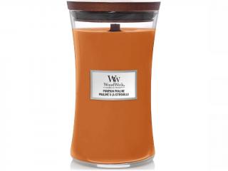 WoodWick – vonná svíčka Pumpkin Praline (Dýňová pochoutka), 609 g