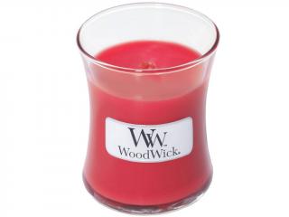 WoodWick – vonná svíčka Radish & Rhubarb (Ředkev a rebarbora), 85 g