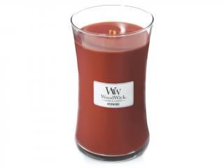 WoodWick – vonná svíčka Redwood (Santalové dřevo), 609 g