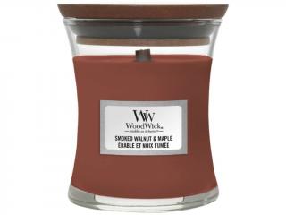 WoodWick – vonná svíčka Smoked Walnut & Maple (Pečené vlašské ořechy a javorový sirup) 85 g