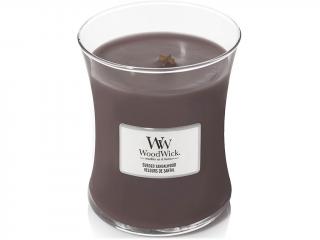 WoodWick – vonná svíčka Sueded Sandalwood (Semišové santalové dřevo), 275 g