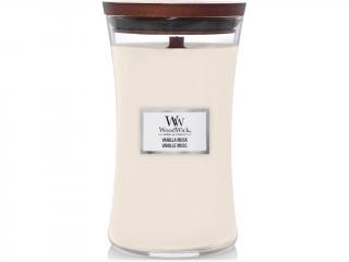 WoodWick – vonná svíčka Vanilla Musk (Vanilkové pižmo) Velikost: velká 609 g