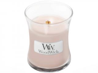 WoodWick – vonná svíčka Vanilla & Sea Salt (Vanilka a mořská sůl), 85 g