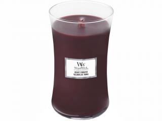 WoodWick – vonná svíčka Velvet Tobacco (Sametový tabák), 609 g