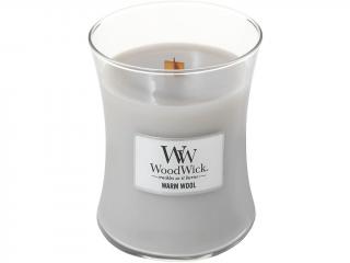 WoodWick – vonná svíčka Warm Wool (Hřejivá vlna), 275 g