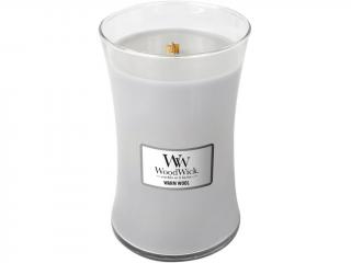 WoodWick – vonná svíčka Warm Wool (Hřejivá vlna), 609 g