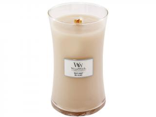 WoodWick – vonná svíčka White Honey (Bílý med), 609 g