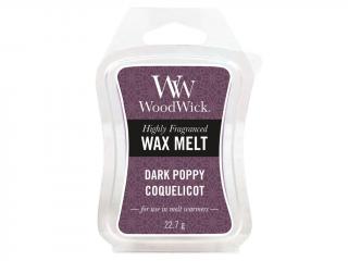 WoodWick – vonný vosk Dark Poppy (Vlčí mák), 22,7 g