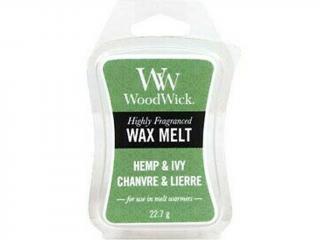 WoodWick – vonný vosk Hemp & Ivy (Konopí a břečťan), 22,7 g