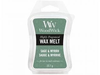 WoodWick – vonný vosk Sage & Myrrh (Šalvěj a myrha), 22,7 g