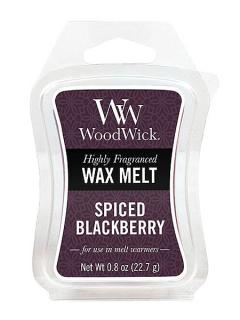 WoodWick – vonný vosk Spiced Blacknerry (Pikantní ostružina), 22,7 g