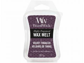 WoodWick – vonný vosk Velvet Tobacco (Sametový tabák), 22,7 g