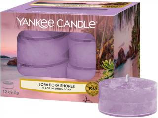 Yankee Candle – čajové svíčky Bora Bora Shores (Pobřeží Bora Bora), 12 ks
