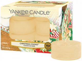 Yankee Candle – čajové svíčky Christmas Cookie (Vánoční cukroví), 12 ks