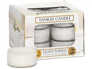 Yankee Candle – čajové svíčky Fluffy Towels (Nadýchané osušky), 12 ks