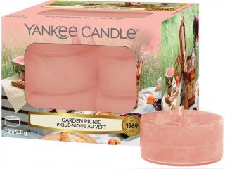 Yankee Candle – čajové svíčky Garden Picnic (Piknik na zahradě), 12 ks