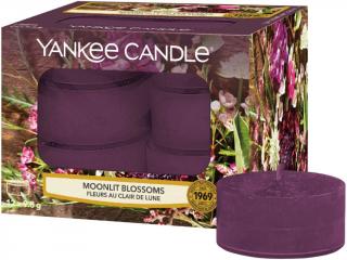 Yankee Candle – čajové svíčky Moonlit Blossoms (Květiny ve svitu měsíce), 12 ks