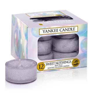 Yankee Candle – čajové svíčky Sweet Nothings (Sladké nic), 12 ks