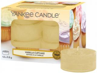 Yankee Candle – čajové svíčky Vanilla Cupcake (Vanilkový košíček), 12 ks