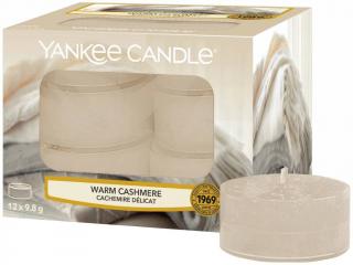 Yankee Candle – čajové svíčky Warm Cashmere (Hřejivý kašmír), 12 ks